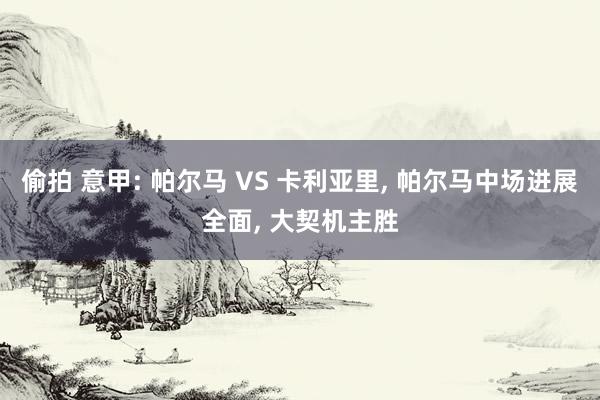 偷拍 意甲: 帕尔马 VS 卡利亚里， 帕尔马中场进展全面， 大契机主胜