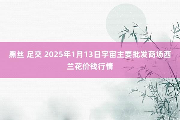 黑丝 足交 2025年1月13日宇宙主要批发商场西兰花价钱行情